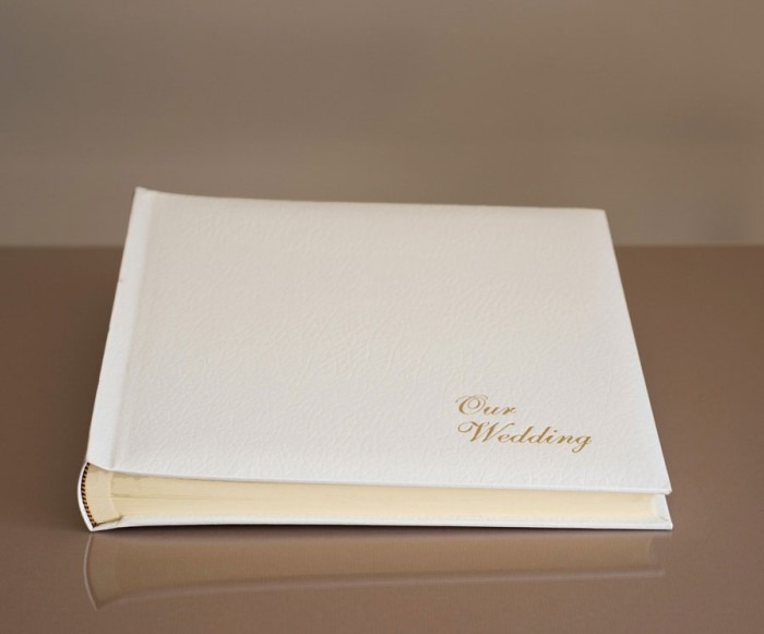 A classic wedding album, available from Hannah Clegg Photography ask us for details